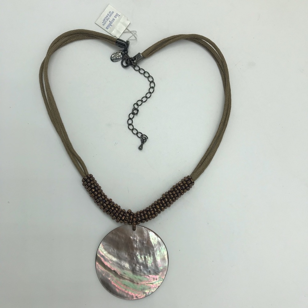 Lia Sophia Abalone Shell Seed Bead New with tags